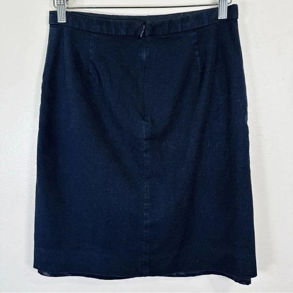 J,CREW Navy Pocket  Front Navy Skirt - Picture 11 of 11